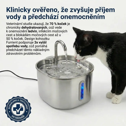 Furrient Nerezová Fontánka Pro Kočky