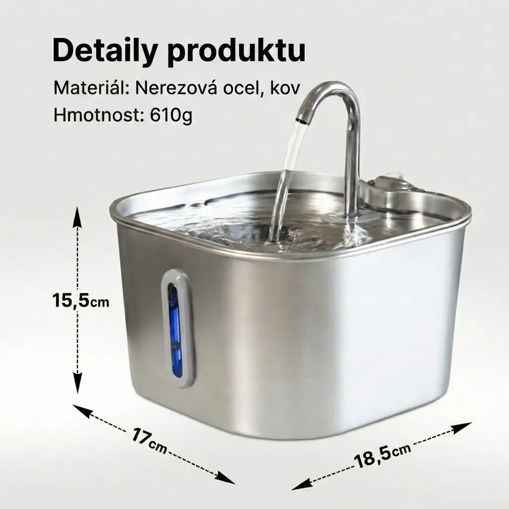 Furrient Nerezová Fontánka Pro Kočky