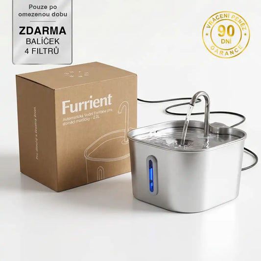 Furrient Nerezová Kočičí Fontánka