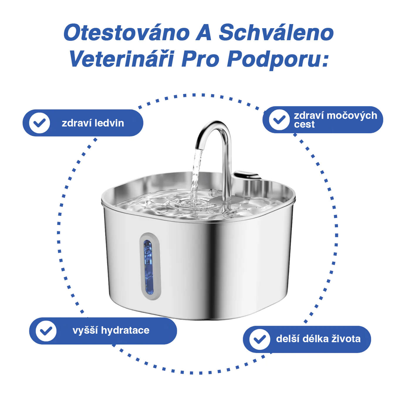 Furrient Nerezová Fontánka Pro Kočky