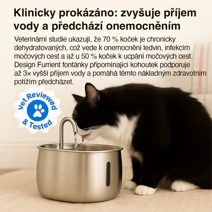 Furrient Nerezová Fontánka Pro Kočky