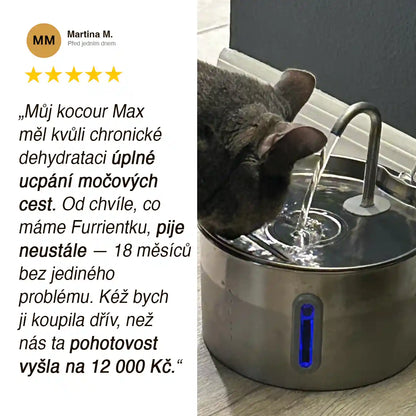 Furrient Nerezová Fontánka Pro Kočky