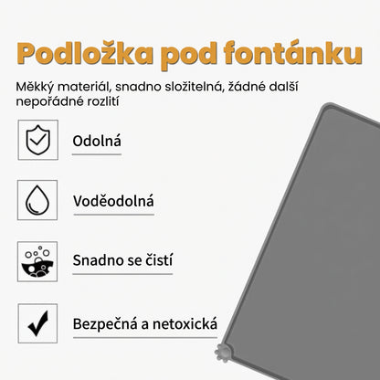 FurriMat - AntiSplash Podložka Pro Fontánky