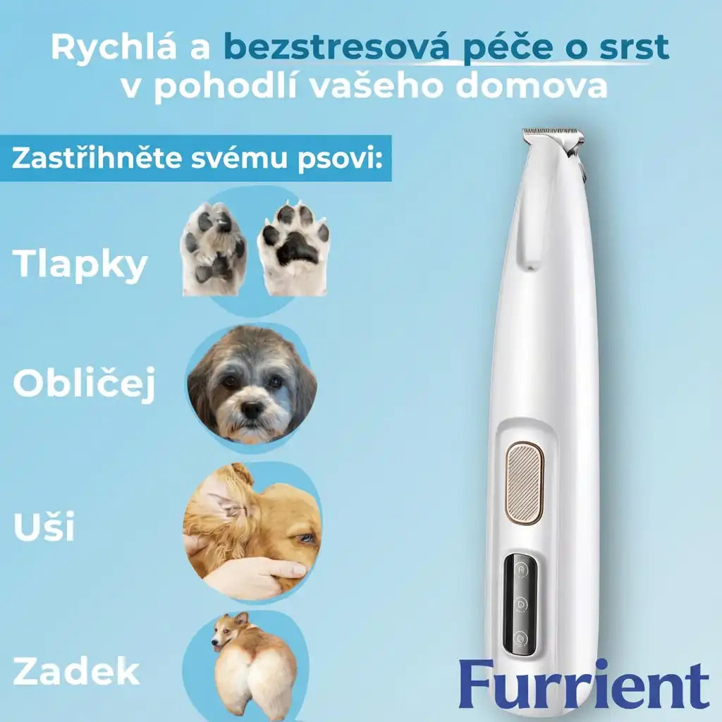 FurriTrim Pro™ – Profesionální zastřihávač chloupků na tlapkách