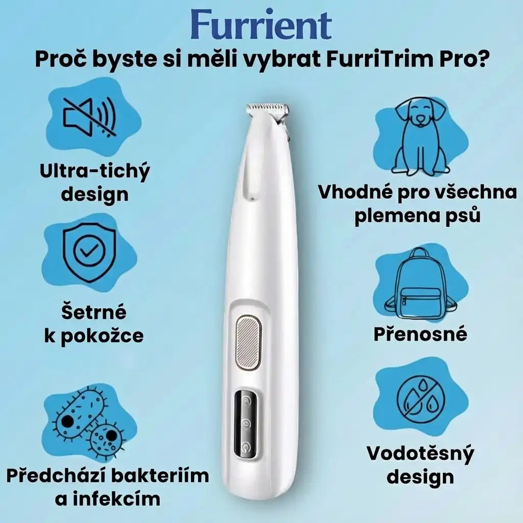 FurriTrim Pro™ – Profesionální zastřihávač chloupků na tlapkách