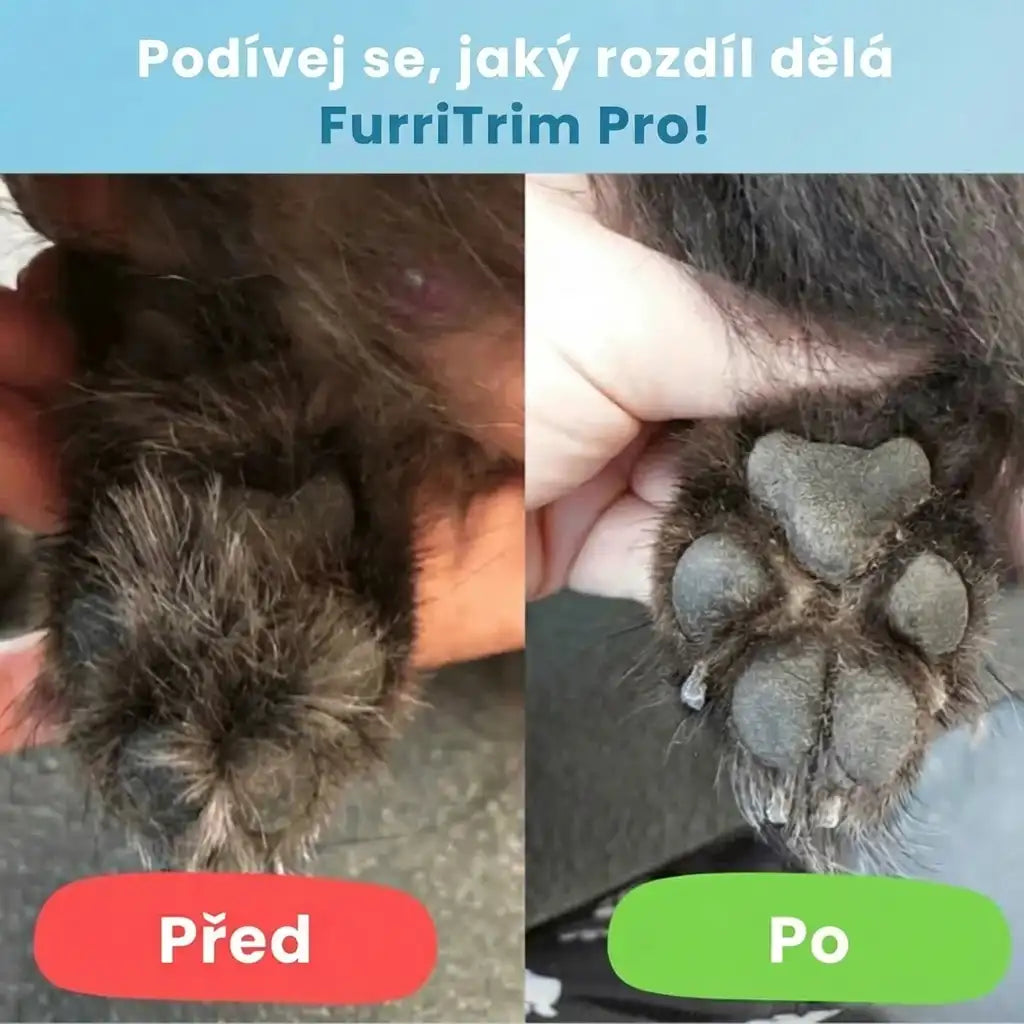 FurriTrim Pro™ – Profesionální zastřihávač chloupků na tlapkách